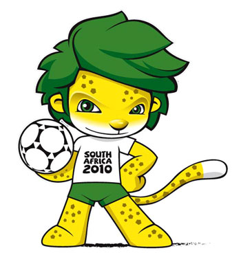 Foto do Mascote da Copa do Mundo de 2010