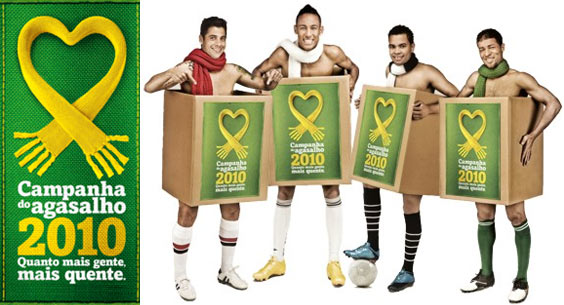 Campanha Do Agasalho 2010 Com Neymar