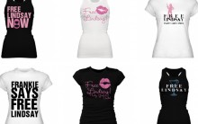 Camisetas Para Liberdade De Lindsay Lohan