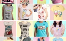 T-shirts Nova Moda Feminina