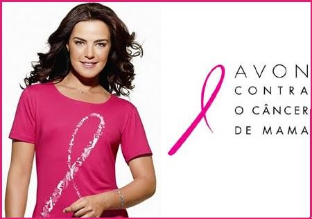 Laço Rosa Contra O Câncer – Camisetas – Campanha Avon