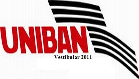 Uniban – Vestibular 2011 – Inscrições