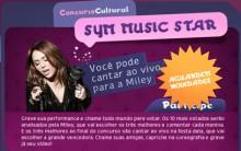 Promoção Sym Music Star Miley Cyrus – Como Participar