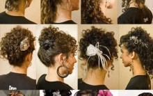 Penteado Para Cabelos Cacheados e Ondulados- Dicas e Fotos