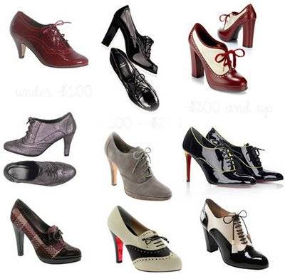 Ver  Fotos dos Modelos de Sapatos Oxford Feminino
