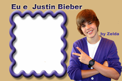 Molduras para Fotos do Cantor Justin Bieber