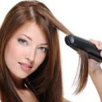 cabelos com chapinhas