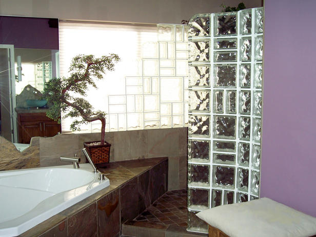 Decoração de Banheiros com Tijolo de Vidro – Modelos de Decoração