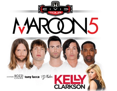 Maroon 5 nos Estados Unidos 2023 Com kelly Clarkson – Ver Informações