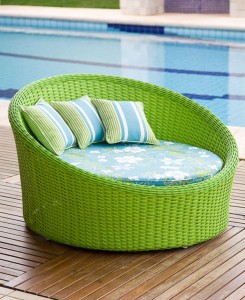 chaise verde