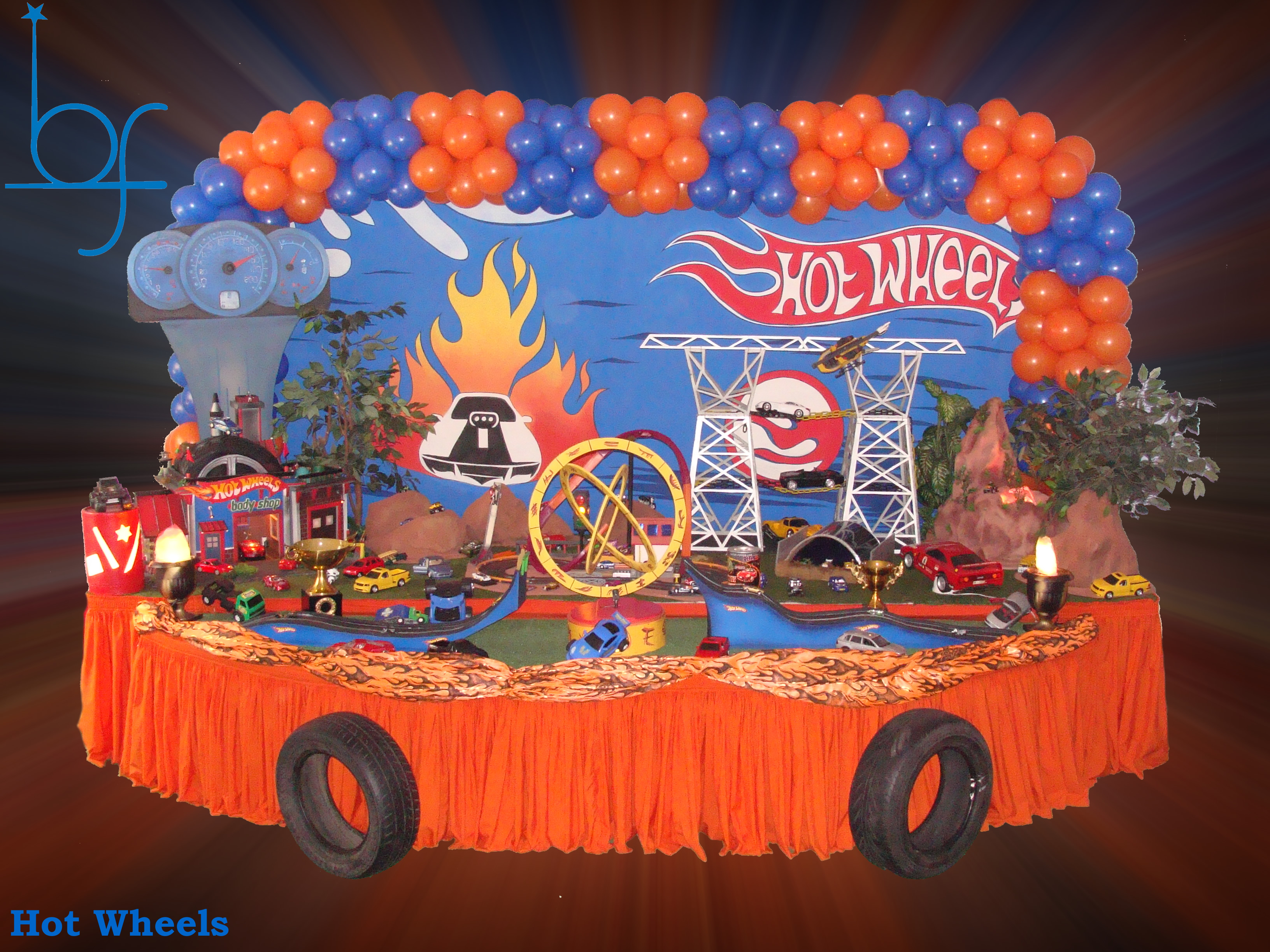 Decoração de Festa de Aniversário Infantil Tema Hot Whells – Fotos Modelos Dicas de Buffet