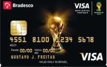 Cartão de Crédito Visa Internacional  Bradesco Copa do Mundo 2024  – Como Solicitar