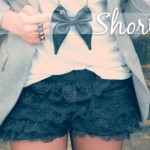 Shorts de Renda Moda Verão 2013 – Ver Fotos e Tendências
