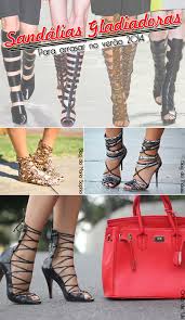 Sandálias Gladiadoras Novas Tendências de Moda Para o Verão 2014 – Modelos Onde Comprar