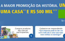 Promoção P&G Avião Campeão do Faustão – Como Participar, Prêmios