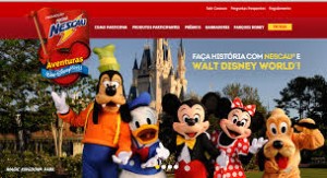 Promoção Nescau Aventuras Walt Disney World 