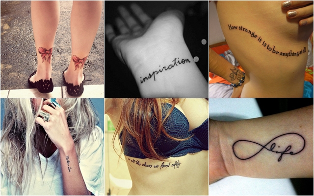 Frases Para Tatuagens Femininas -Dicas de Frases e Fotos