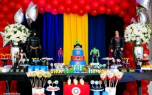 Festa de Aniversário Infantil Tema Super-Heróis – Ver Fotos