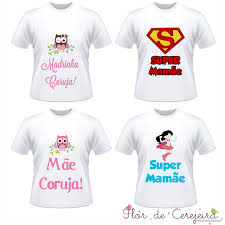 Camisetas Personalizadas Dia das Mães
