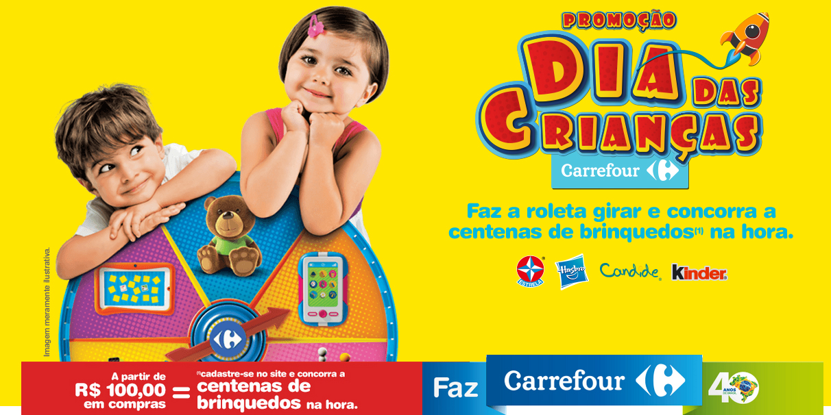 Promoção Dia das Crianças  Carrefour  2015 –  Como  Participar