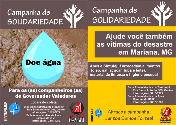 Doações Para a Cidade de Mariana em  Minas Gerais  2023 –  Enviar