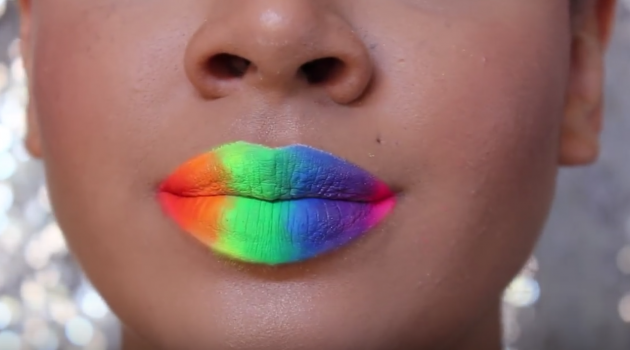 Tendência Lábios de Arco-Íris Para Carnaval  2022  –  Passo a Passo